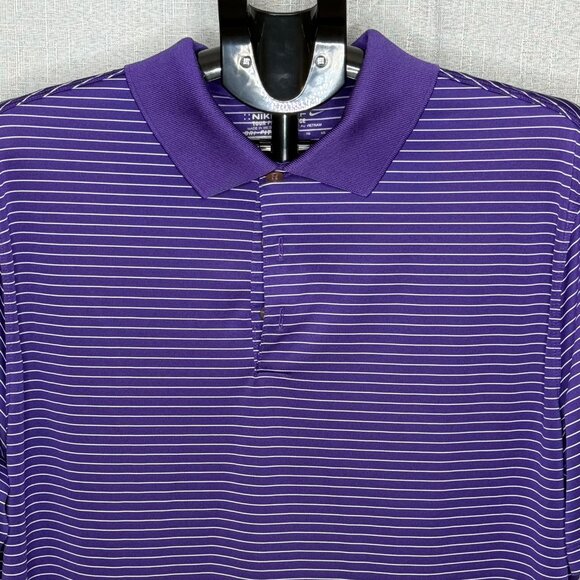 Nike Other - Nike Golf - Men's Striped Golf Polo Shirt - Size XL